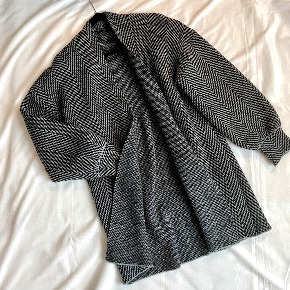 🦋2 for $25- Cardigan Duster Black and Grey